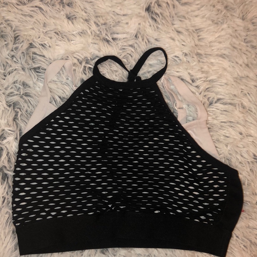 Mesh sports bra